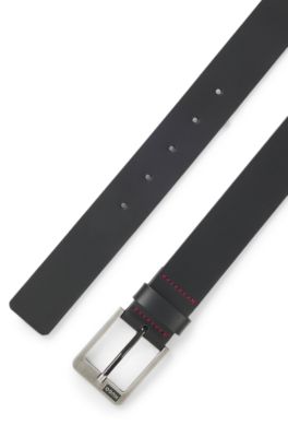Ceinture en cuir, Noir