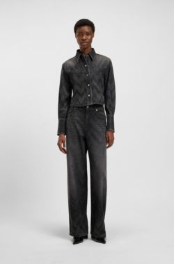 V-Neck Hardware One-Piece Swimsuit