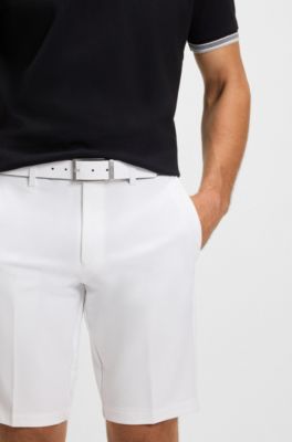 Reversible belt in Italian leather, Black