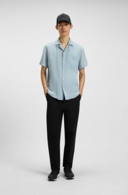 Retro-inspired trainers with faux suede, Black