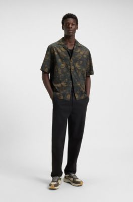 Deportivas de piel sint&eacute;tica y malla, Beige claro