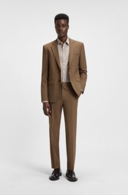 Penny loafers in leather, Dark Brown