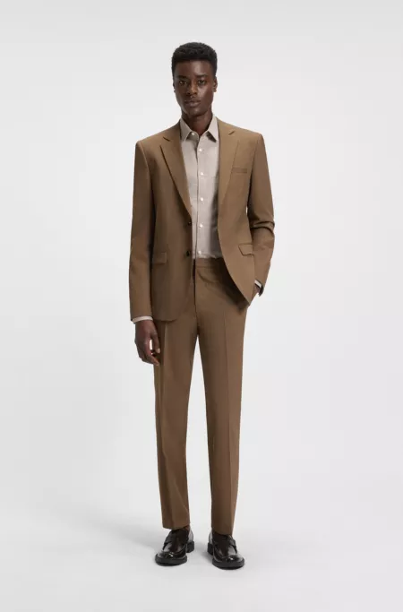 Penny loafers in leather