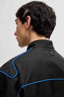 Veste d&eacute;perlante HUGO&nbsp;x&nbsp;RB &agrave; motif taureau graphique en d&eacute;grad&eacute;, Noir