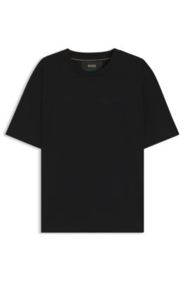 Camiseta BOSS x ASTON MARTIN con logo grabado, Negro