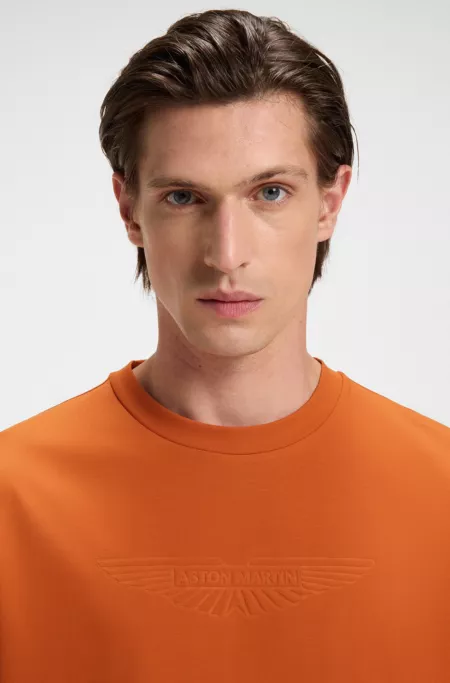 BOSS x ASTON MARTIN T-shirt with embossed logo