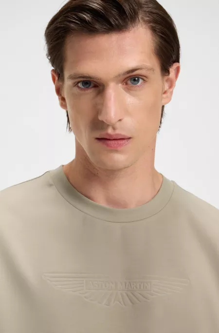 BOSS x ASTON MARTIN T-shirt with embossed logo