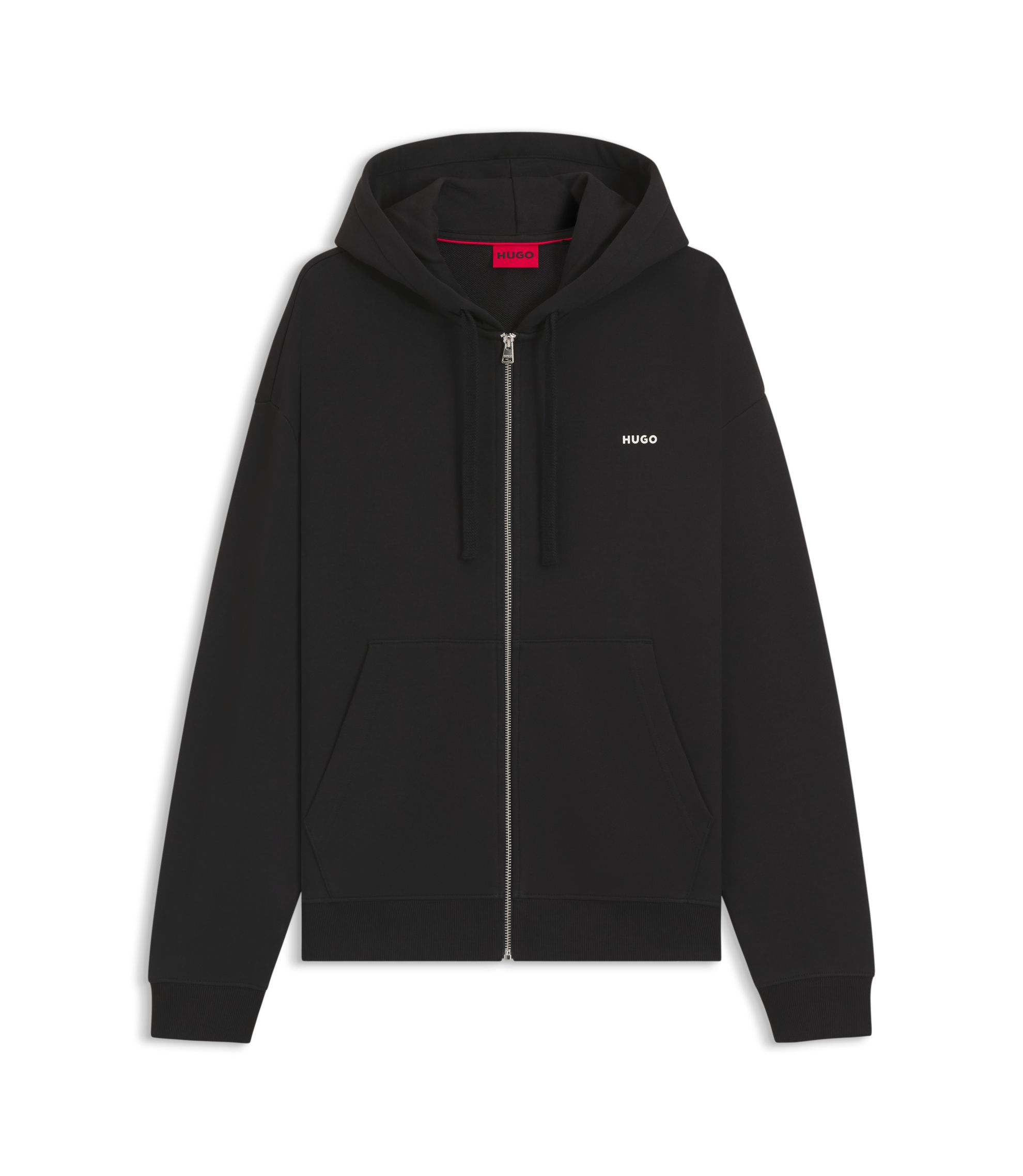 BOSS Hommes Wetalk Sweat à Capuche En Molleton De Coton Avec Patch Logo