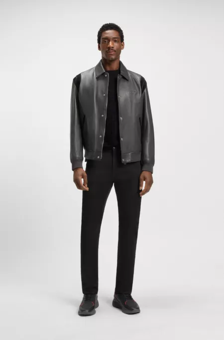 Porsche x BOSS trainers with mesh and leather