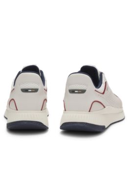 Deportivas h&iacute;bridas TTNM EVO con suela de espiga, Blanco