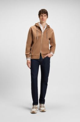 Baskets en cuir foulonn&eacute; avec semelle ext&eacute;rieure offrant un bon maintien, Beige