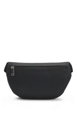 Belt bag with logo trim, Black
