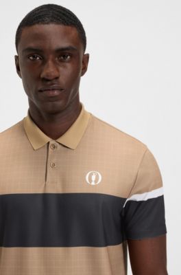 Paddy grid-pattern polo shirt