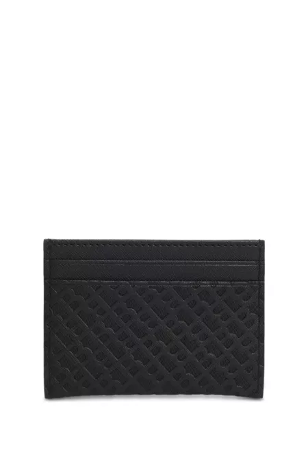 Card holder with monogram structure