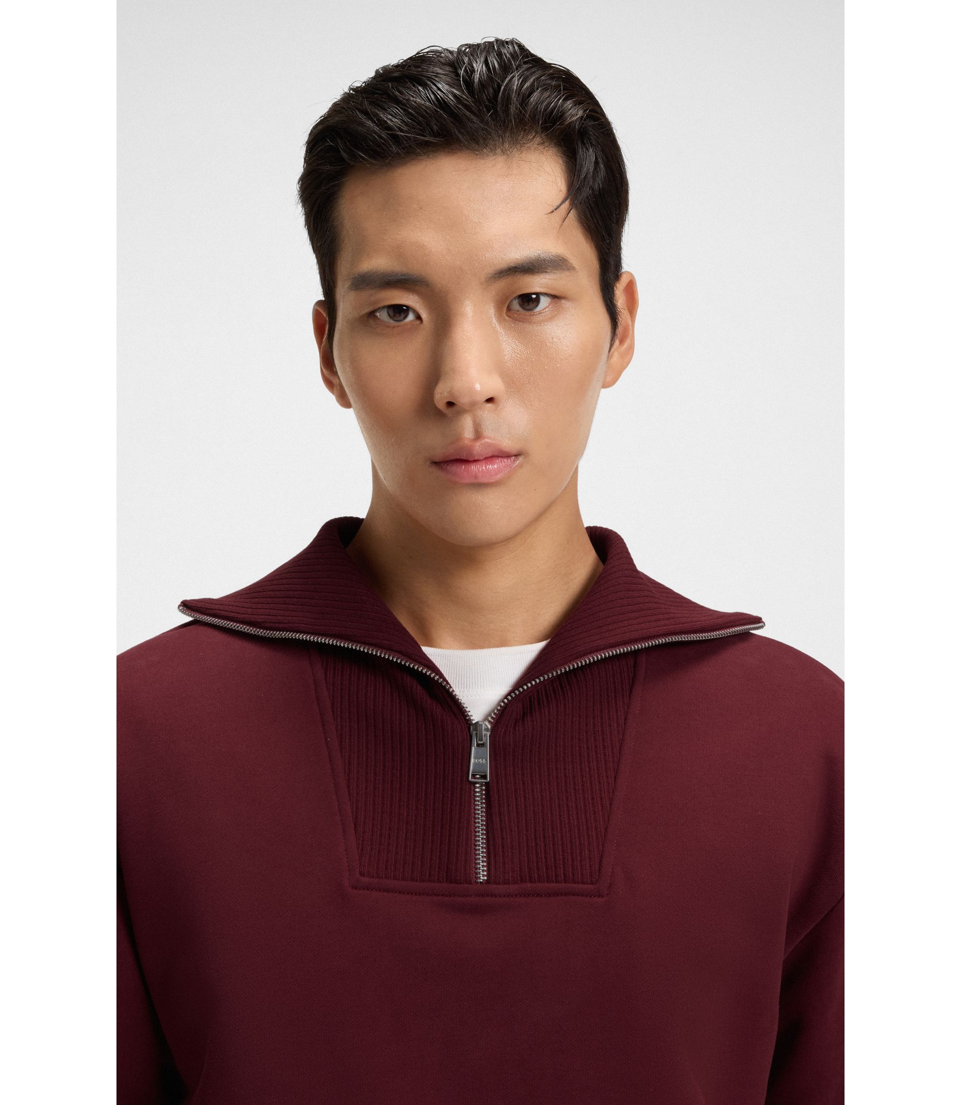 トップス Bostie トップス Bostie SLY チューブトップ ベアトップ FRONT ZIP TIDY