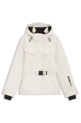 Chaqueta BOSS Esqu&iacute; regular fit repelente al agua, Blanco
