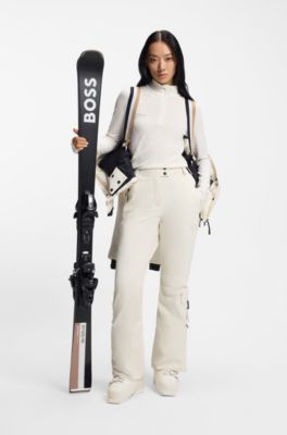 BOSS Ski trousers with water-repellent finish, White