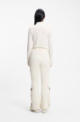 Pantalones BOSS Esqu&iacute; con acabado repelente al agua, Blanco