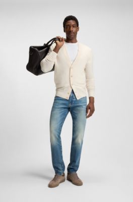 BECKHAM x BOSS suede trainers, Khaki