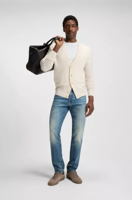 BECKHAM x BOSS suede trainers