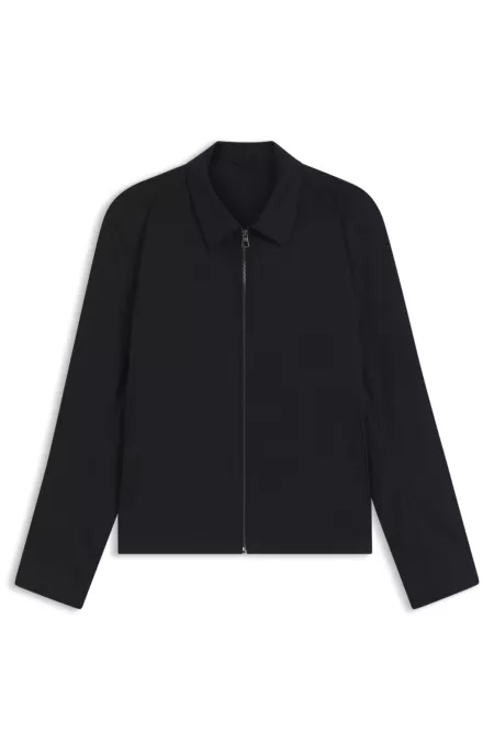 BECKHAM x BOSS cotton-blend jacket
