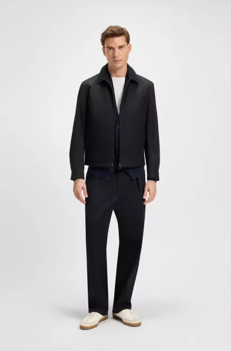 BECKHAM x BOSS cotton-blend jacket
