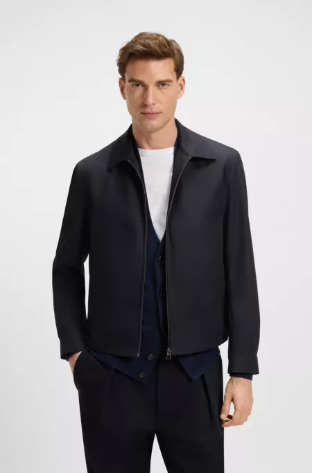 BECKHAM x BOSS cotton-blend jacket