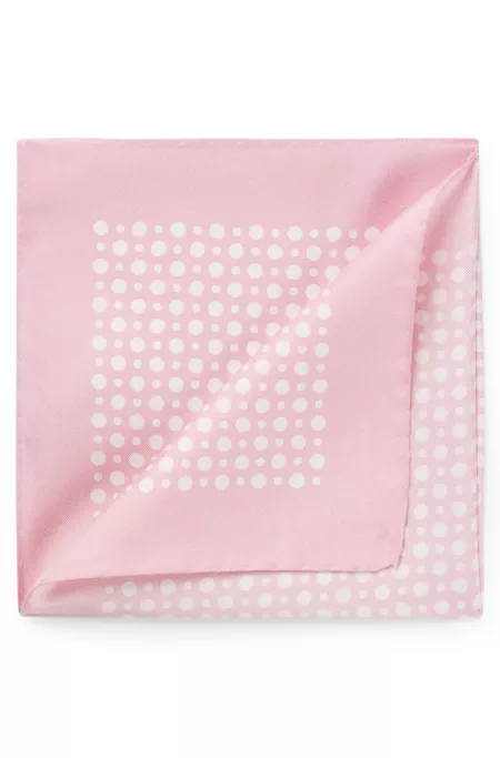 BECKHAM x BOSS printed silk pocket square