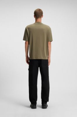 Camiseta unisex de punto de algod&oacute;n con estampado gr&aacute;fico, Cal