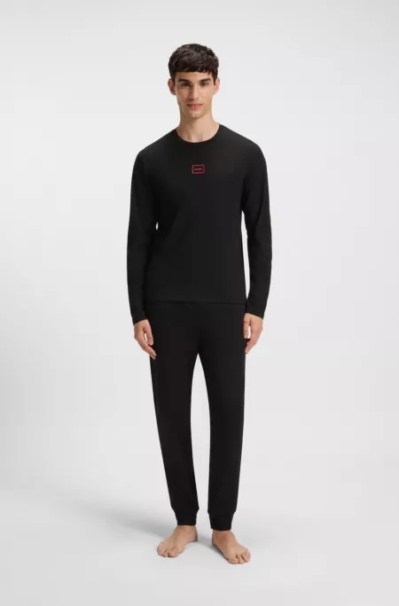 Logo-print underwear T-shirt in stretch cotton