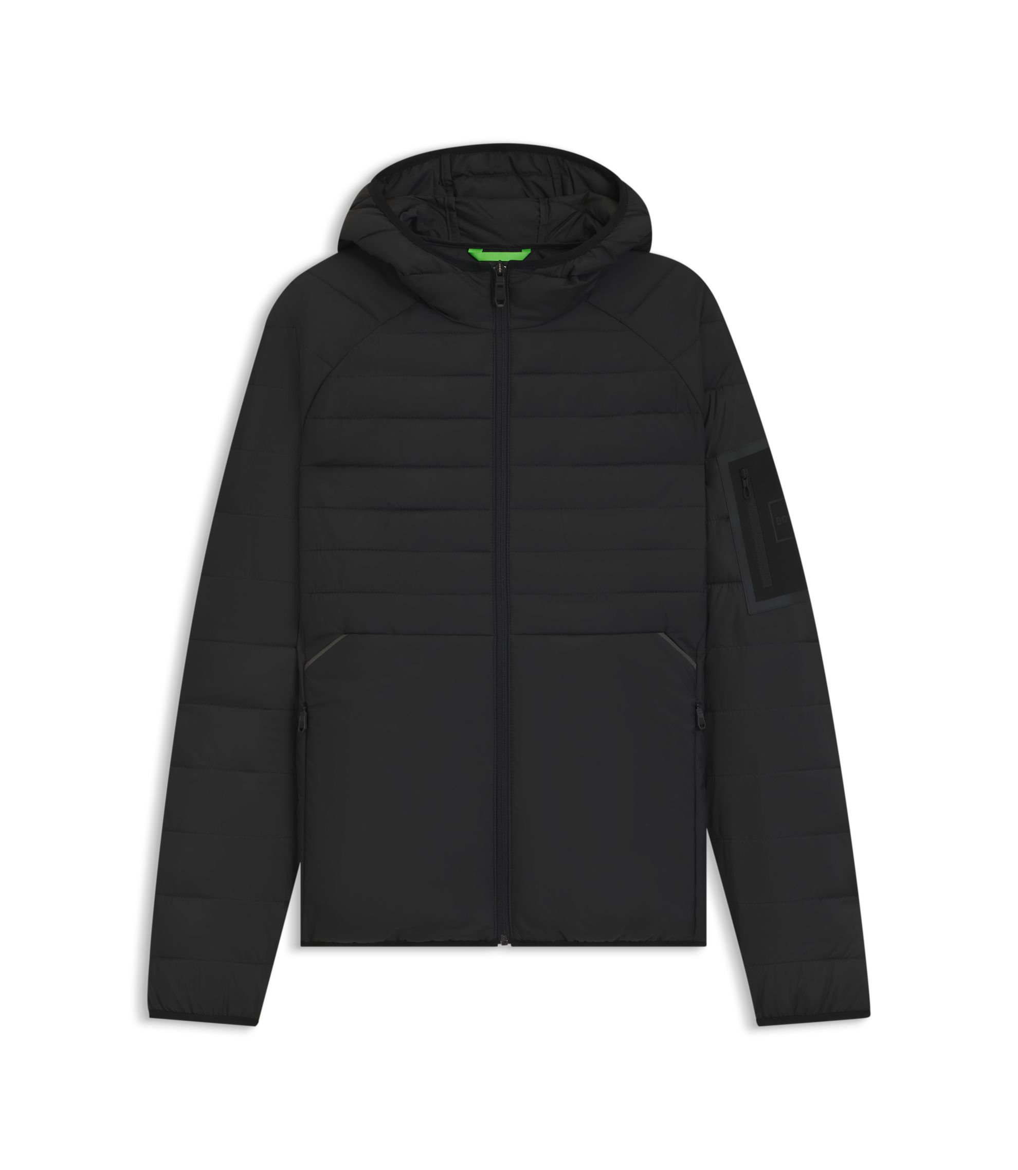 BOSS - Water-repellent jacket with decorative reflective details