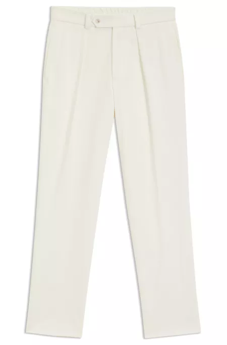 BECKHAM x BOSS trousers in stretch cotton