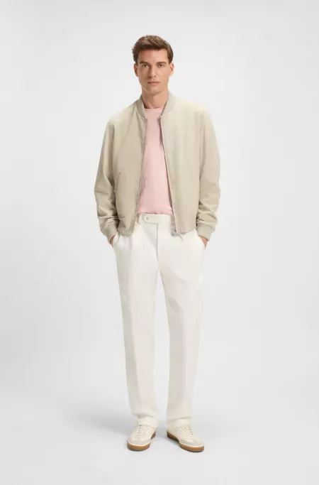 BECKHAM x BOSS trousers in stretch cotton