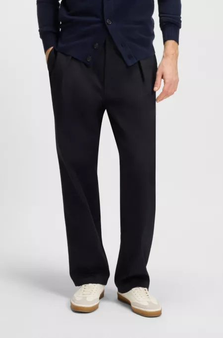 BECKHAM x BOSS trousers in stretch cotton