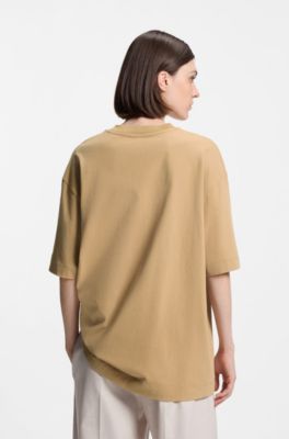 Camiseta BOSS&nbsp;x&nbsp;Steiff de algod&oacute;n para todos los g&eacute;neros, Beige
