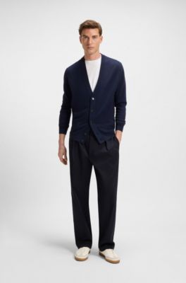 BECKHAM x BOSS T-shirt in mercerised cotton, White