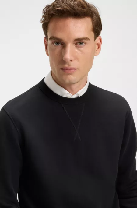 BECKHAM x BOSS sweatshirt in cotton terry