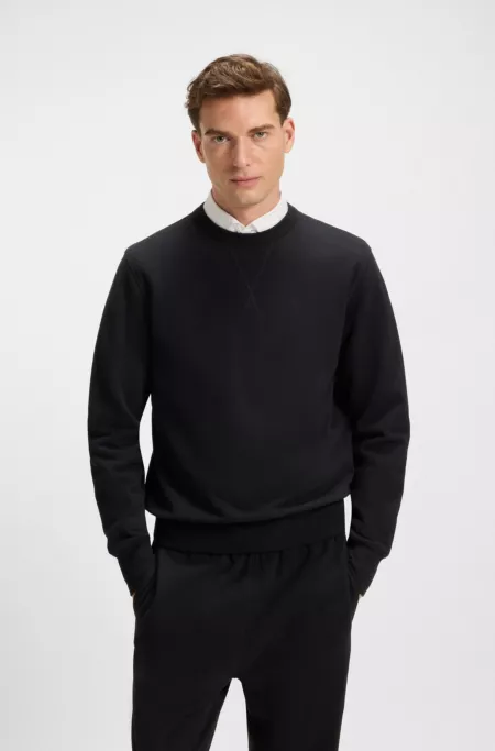 BECKHAM x BOSS sweatshirt in cotton terry