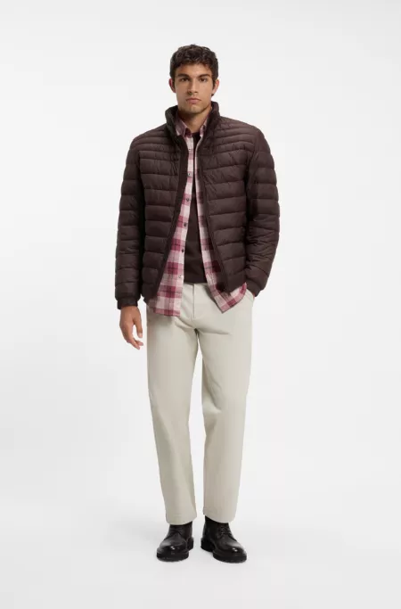 Slim-fit quilted jacket