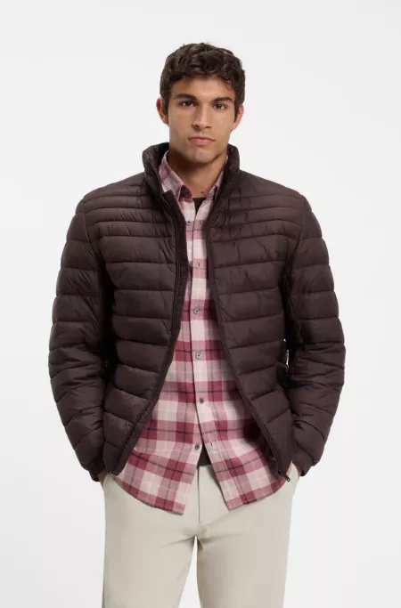 Slim-fit quilted jacket