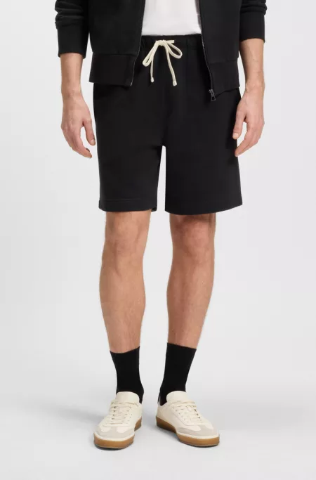 BECKHAM x BOSS shorts in cotton terry