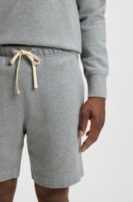 BECKHAM x BOSS shorts in cotton terry, Silver