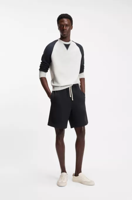 BOSS BY BECKHAM shorts in cotton terry