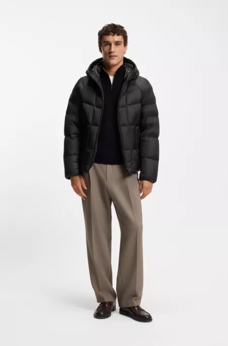 Taffeta jacket with water-repellent finish