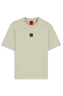Camiseta HUGO&nbsp;x&nbsp;RB con parche de logo de toro, Beige claro