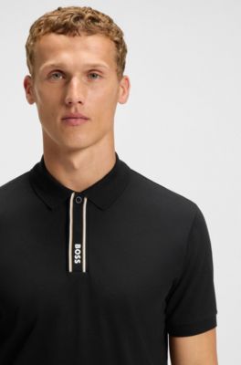 Paddy polo shirt with logo placket