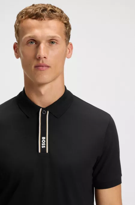 Paddy polo shirt with logo placket