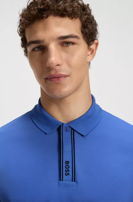 Paddy polo shirt with logo placket