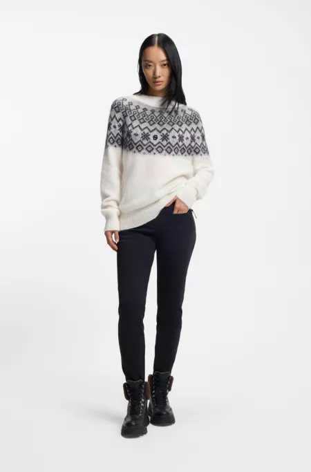 BOSS Ski sweater with jacquard pattern