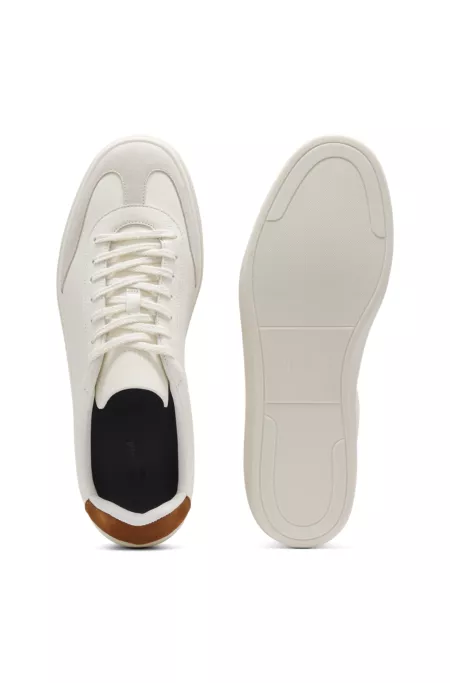 BOSS BY BECKHAM sneakers in leather and suede